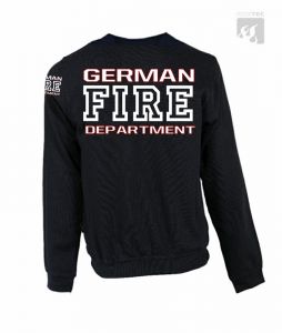 Sweatshirt GFD Farbkombi. bordeaux/weiß